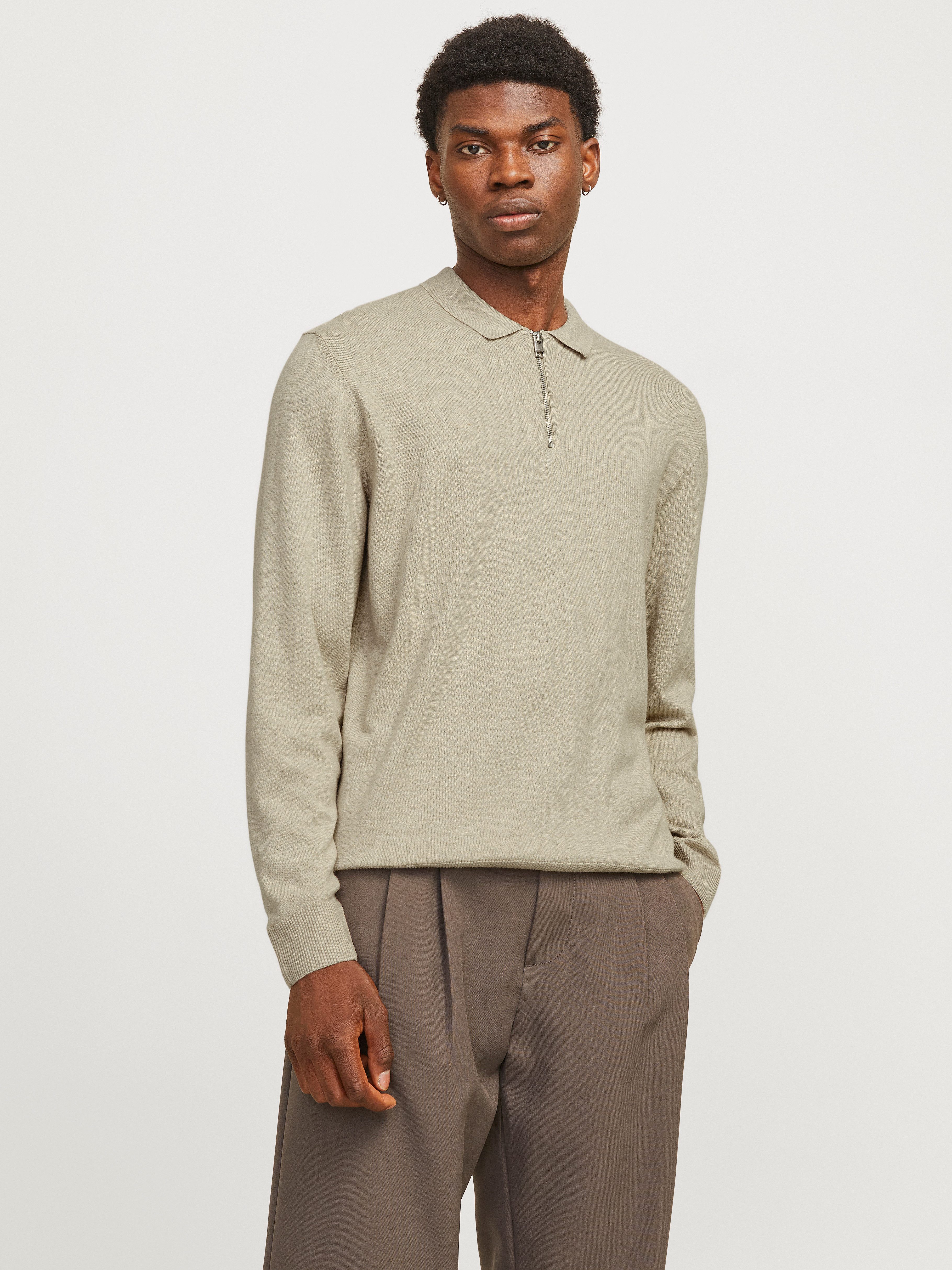 Jack & Jones Polokragenpullover JJEEMIL KNIT günstig online kaufen