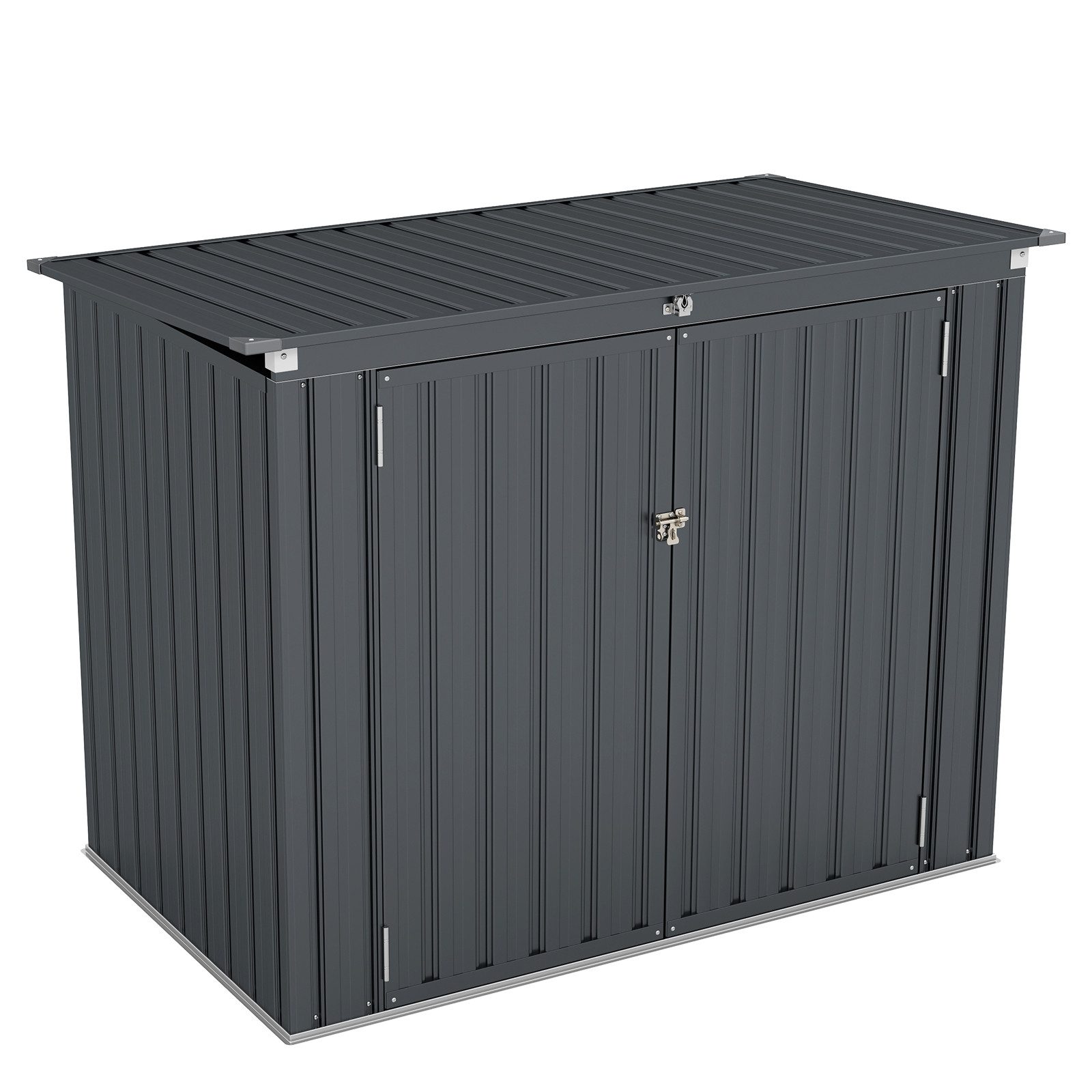 COSTWAY Gerätehaus, BxT: 159x95.5 cm, Mülltonnenbox, günstig online kaufen