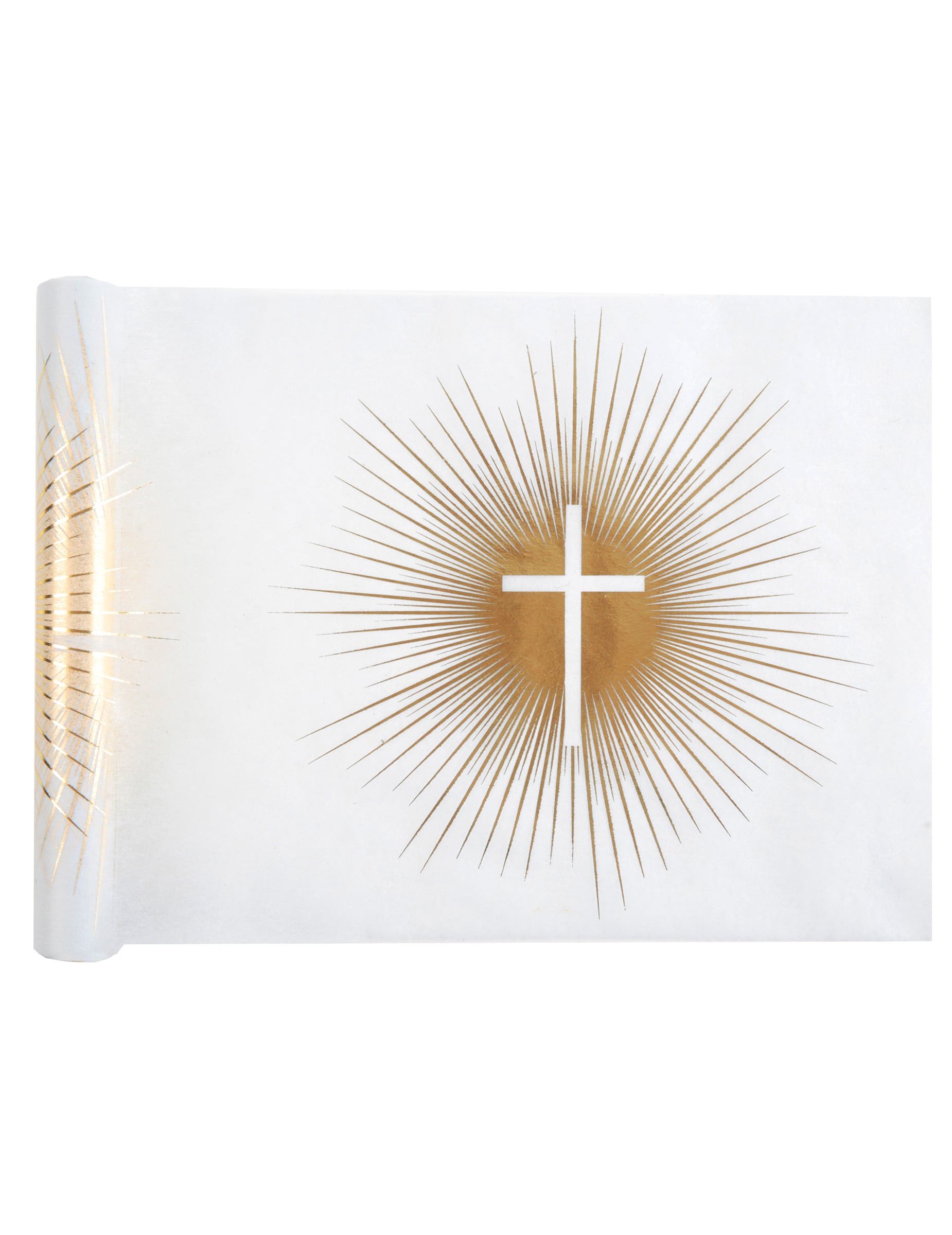 santex Kostüm Tischläufer Goldene Hochzeit Zeremonie gold 5 m x 30 cm