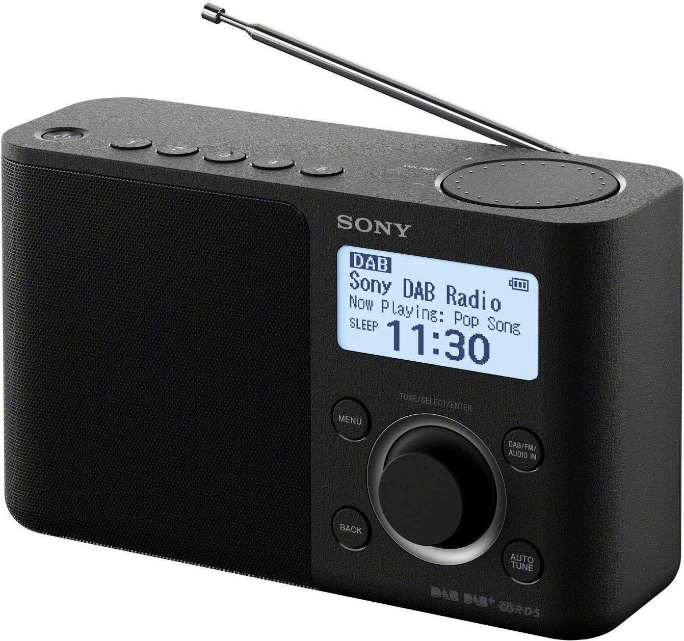 Sony Schwarz Radio FM-Tuner) (Digitalradio XDR-S61D (DAB),