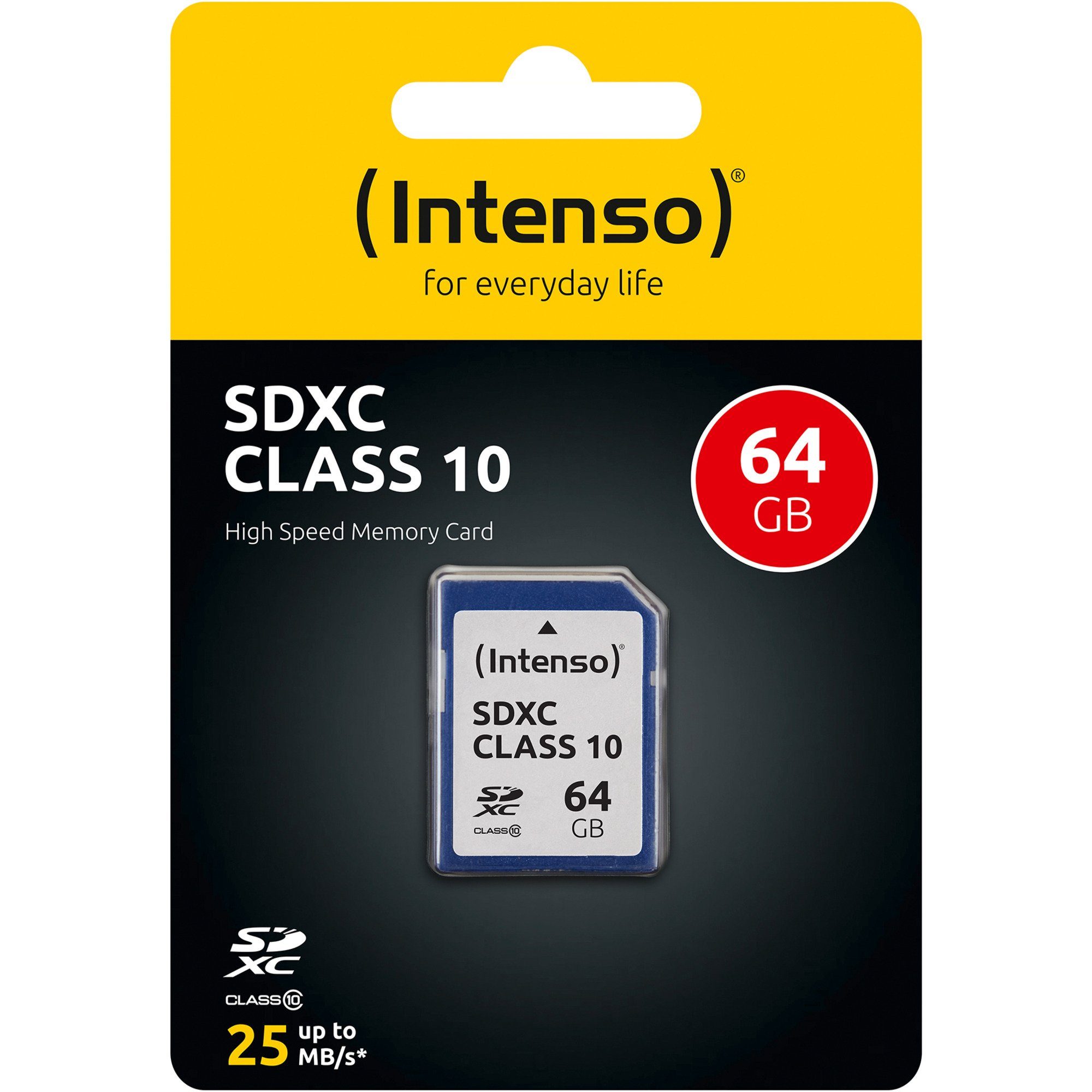 Intenso Intenso Secure Digital SDXC Card 64 GB, externer Speicher (64 GB GB)