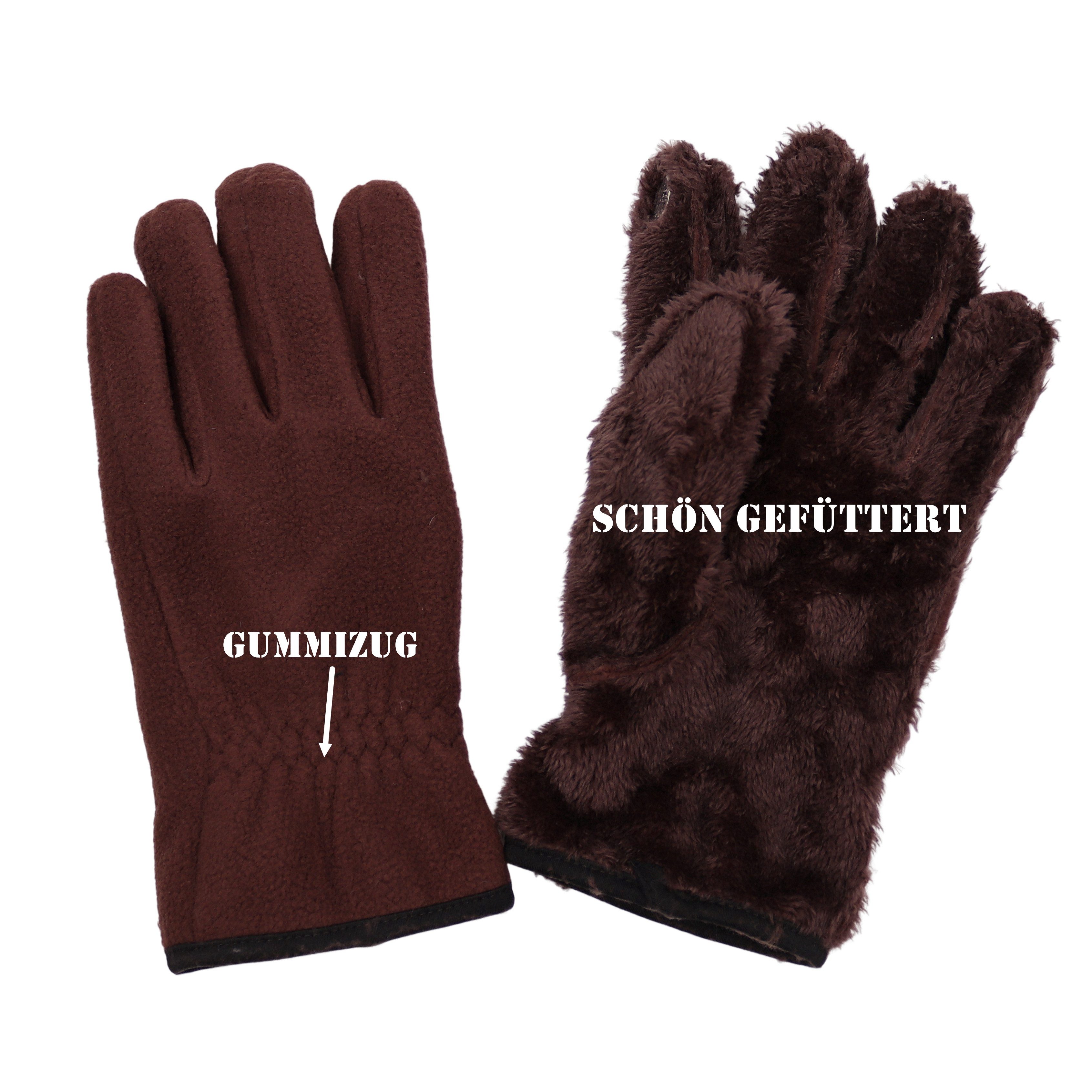 MIRROSI Fleecehandschuhe Herren Winter Handschuhe Touchscreen, dick gefütte günstig online kaufen