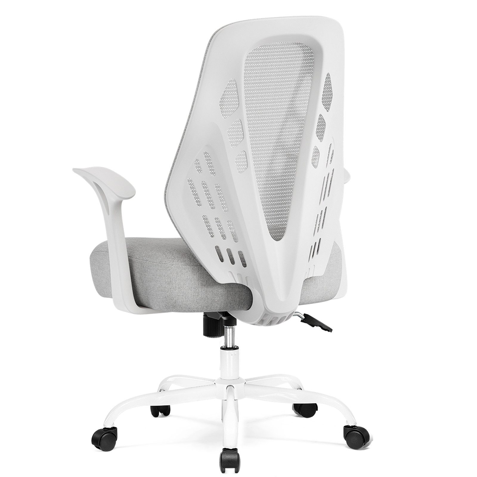 COMHOMA Bürostuhl Drehstuhl, Ergonomischer Schreibtischstuhl mit Armlehnen (Packung), Sitzhöhe einstellung,Max.Belastbar: 150 kg