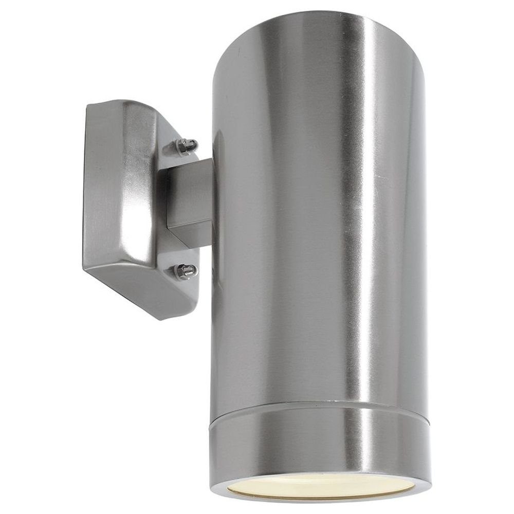 Deko-Light Deckenleuchte Wandaufbauleuchte Zilly in Silber 1-flammig E27 IP44, keine Angabe, Leuchtmittel enthalten: Nein, warmweiss, Aussenlampe, Aussenwandleuchte, Outdoor-Leuchte