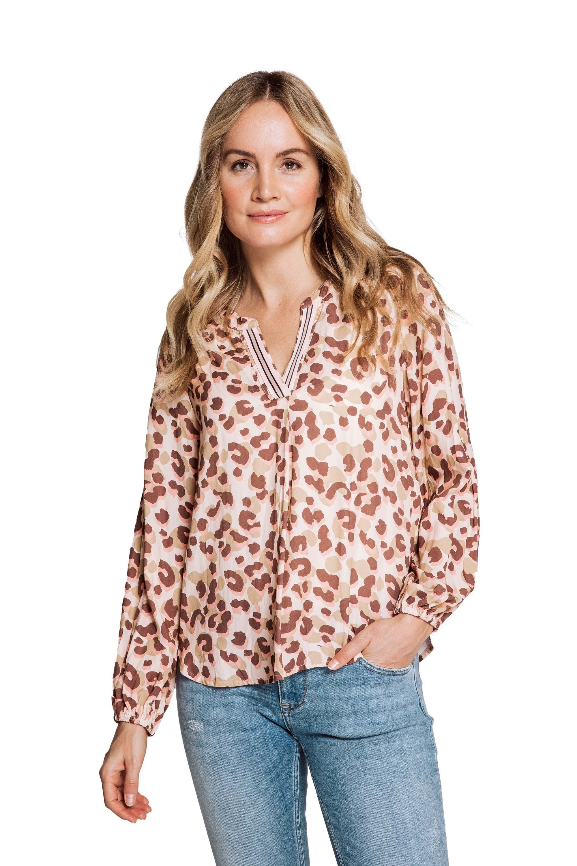 Longbluse Bluse QUINTA Rosa
