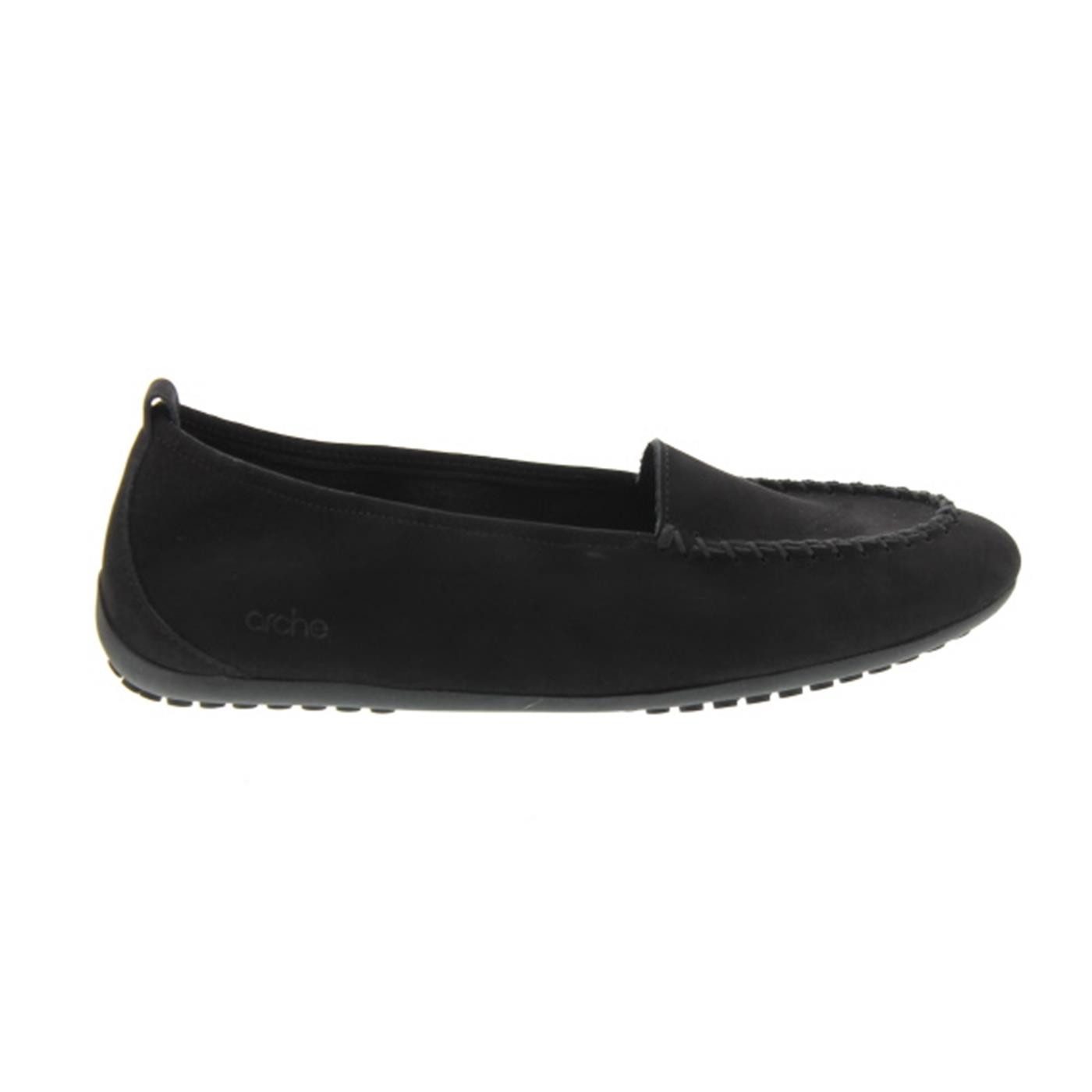 arche Arche Fanyra, Slipper, Nubuck, Latexsohle, noir (schwarz) Slipper