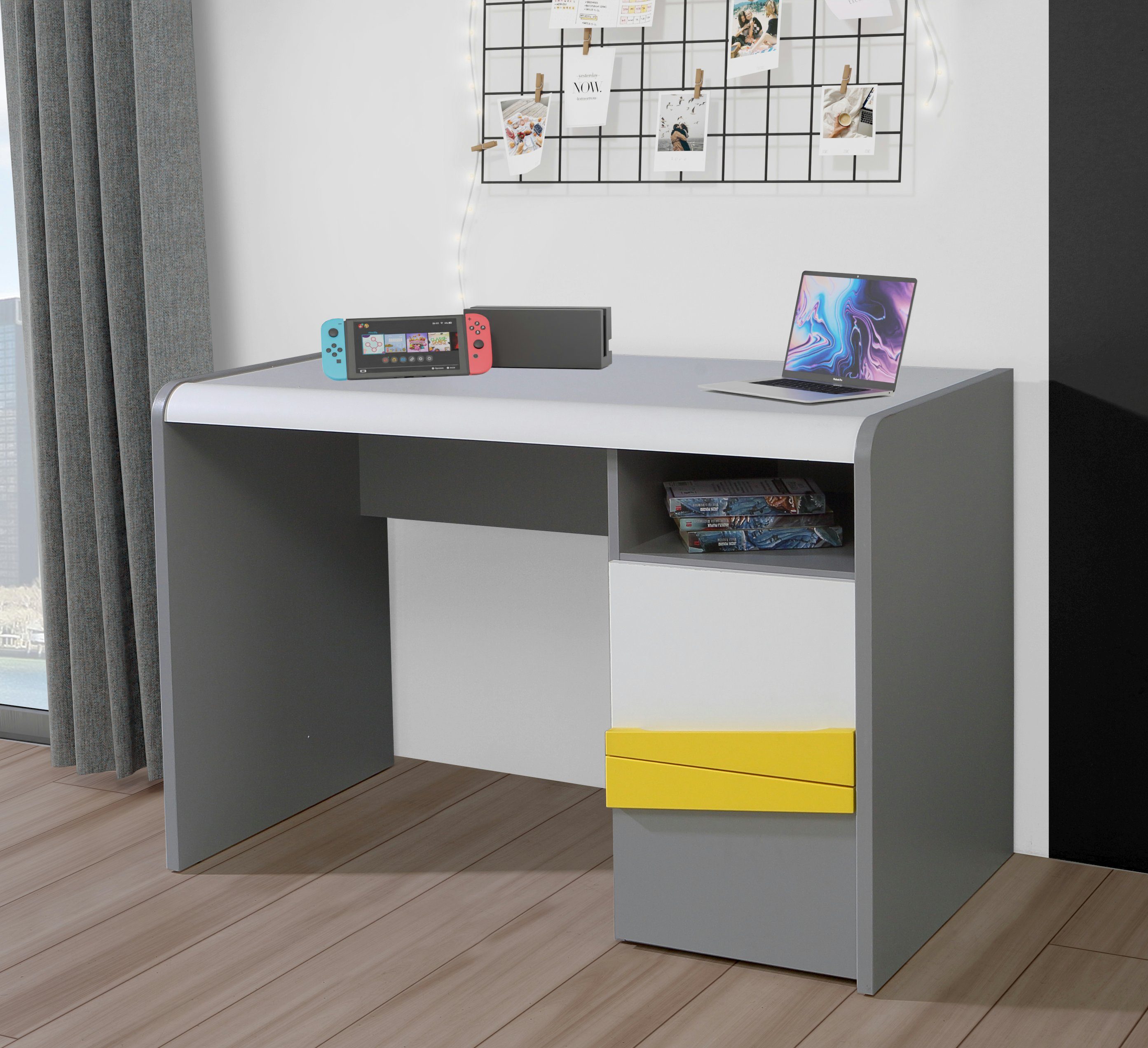 FORTE Schreibtisch »Divertido«, mit abgerundeten Ecken online kaufen | OTTO
