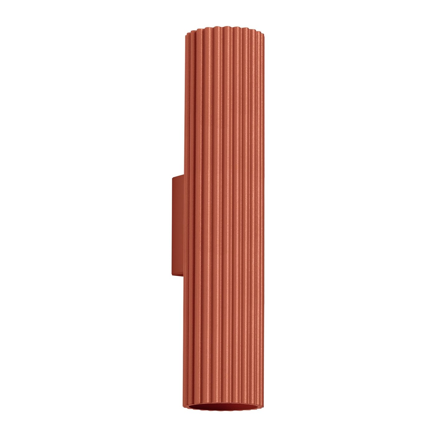 SOLLUX lighting Wandleuchte Wandleuchte Karbon 30 Roter Ocker, Nicht enthalten
