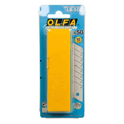 Olfa Messerklinge OLFA LB 50B 18mm 50 Klingen, Kunststoffbox in Blister