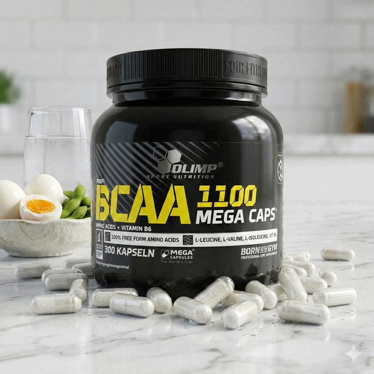 Olimp Olimp BCAA Mega Caps Kapsel, 300 er