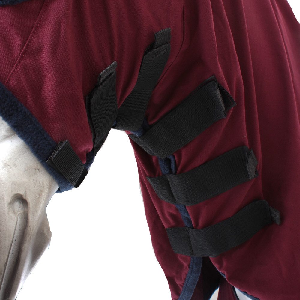 Horseware Pferde-Abschwitzdecke Horseware Rambo Show Set Sheet - Burgundy