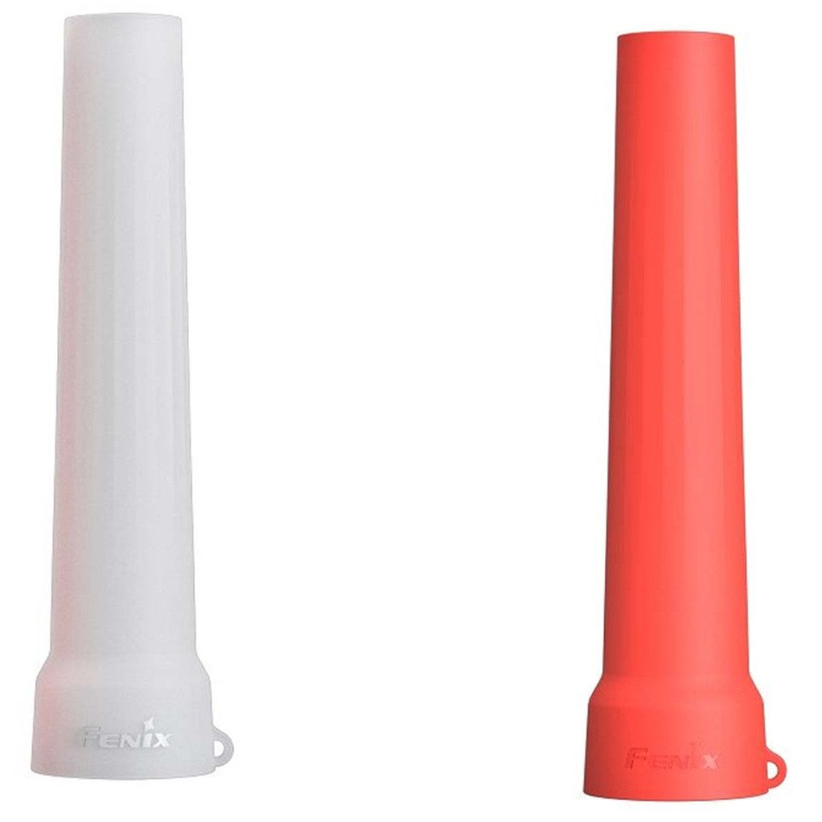LED Taschenlampe AOT-03 Diffusor - Set Rot und Weiß