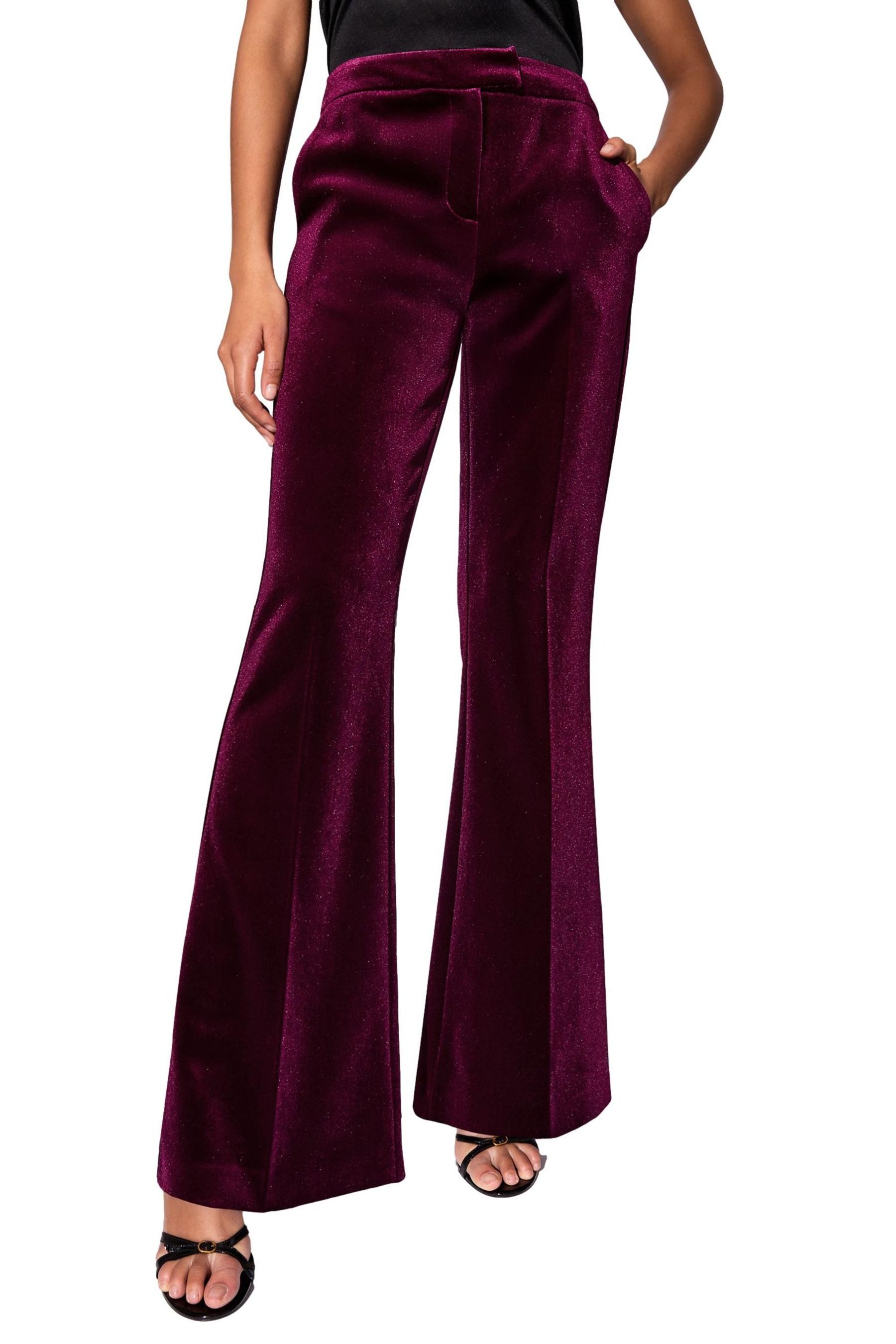 Schlaghose Lipsy Hose mit ausgestelltem Bein, Regular