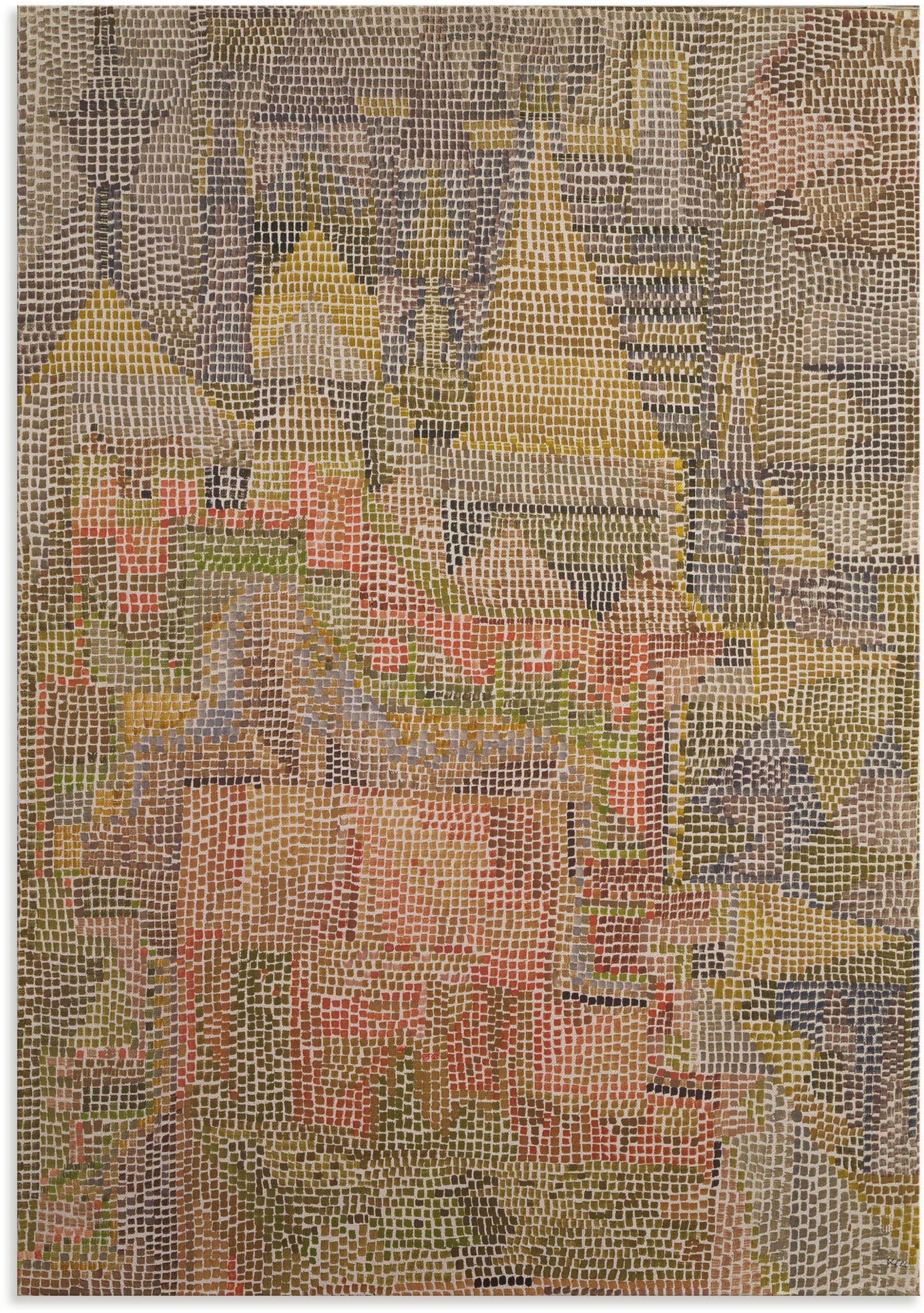 Artland Wandbild Schlossgarten. 1931, Muster (1 St), als Alubild, Leinwandbild, Wandaufkleber oder Poster in versch. Größen