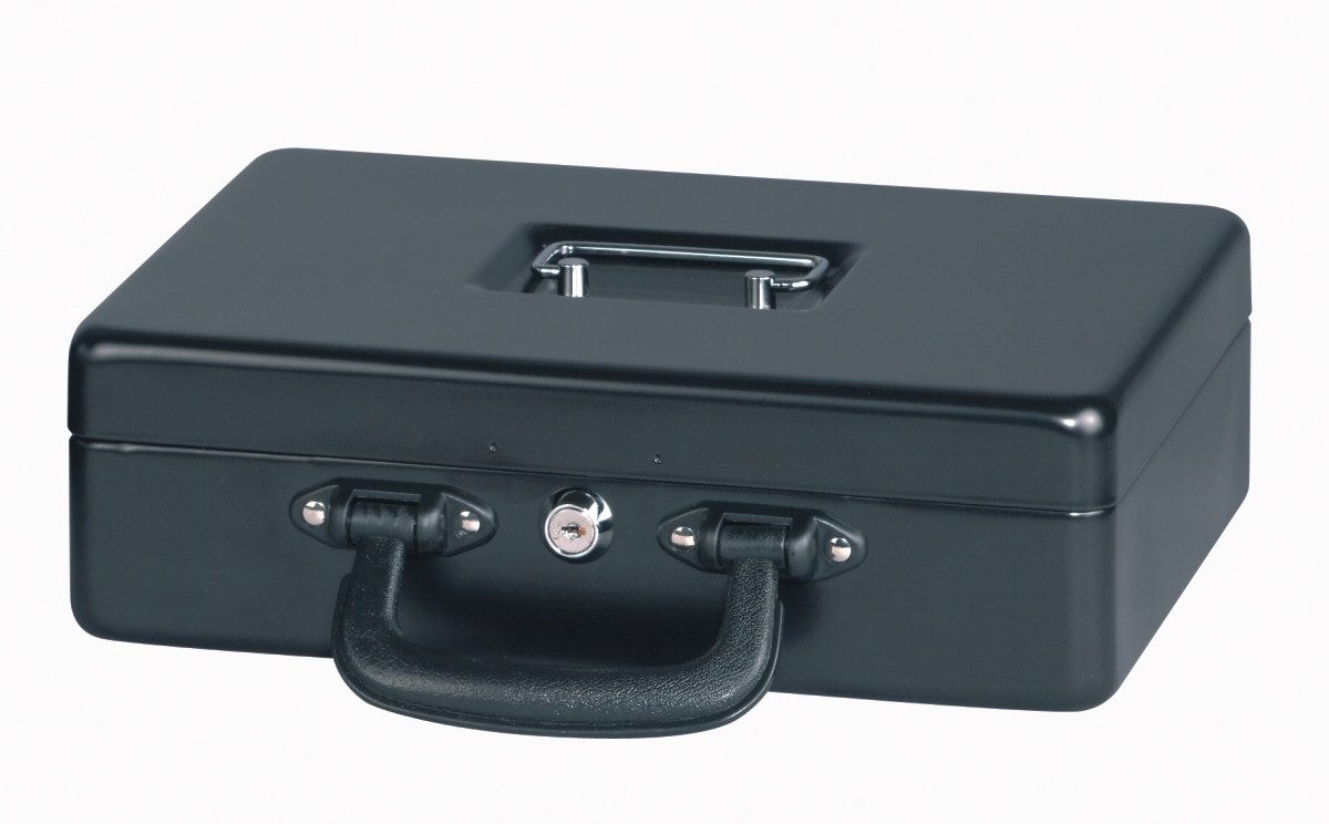 MAUL Geldkassette Geldkassette mit Euro-Zähl-Einsatz 30x24,5x9,3cm schwarz