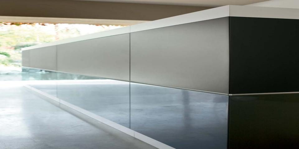 JVmoebel Empfangstheke Moderne Empfangstheke in Holzoptik für Büros und Kanzleien (Rezeption), Made in Italy