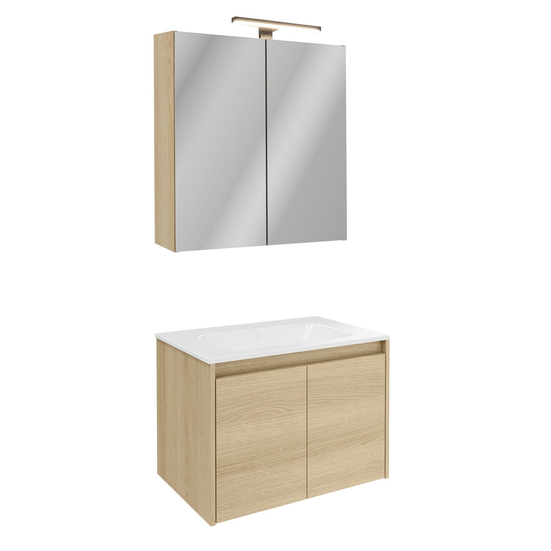 FACKELMANN Badmöbel-Set Badmöbel-Set, Waschtischkombination, Badezimmer-Komplettset