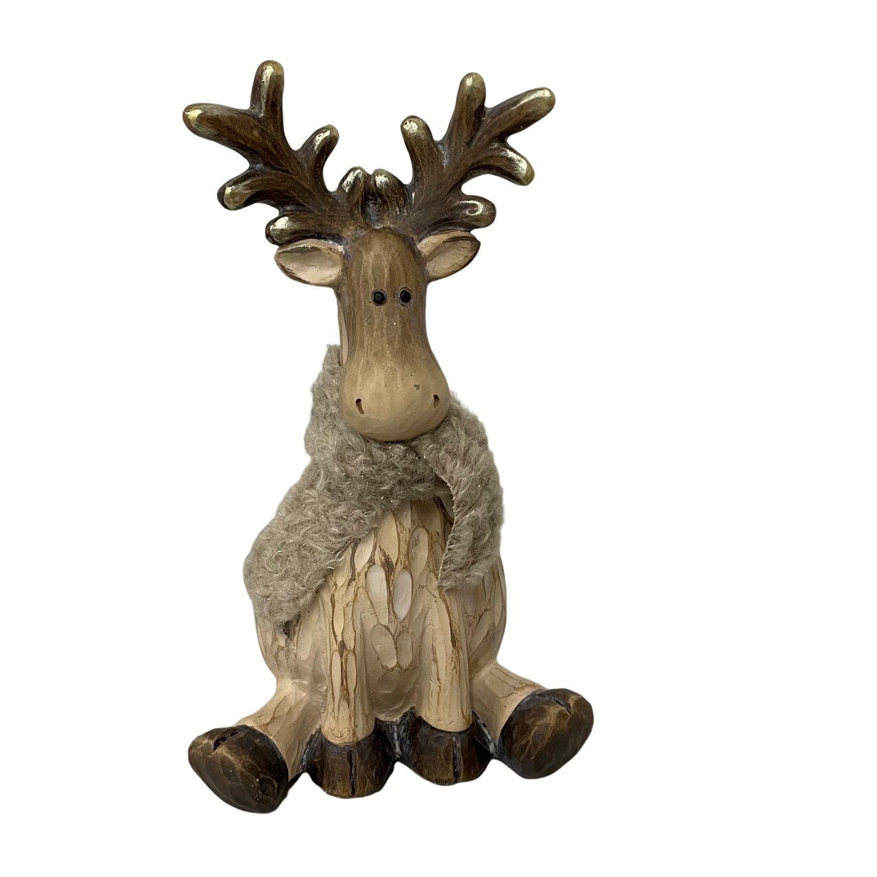 Trend Line Weihnachtsfigur TrendLine Dekofigur Rentier 21 x 13 cm braun günstig online kaufen