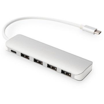 Digitus USB-Verteiler Digitus DA-70242-1 4+1 Port USB 3.2 Gen 1-Hub (USB 3.0) mit Schnelllad