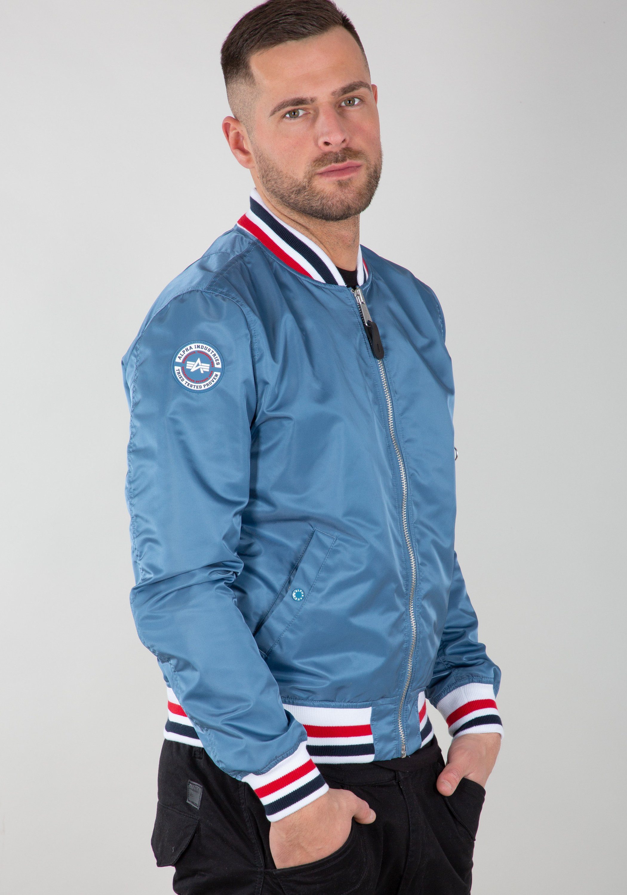 MA-1 Flight & Alpha LW Alpha Bomber Industries Jackets Bomberjacke Tipped - Industries Men