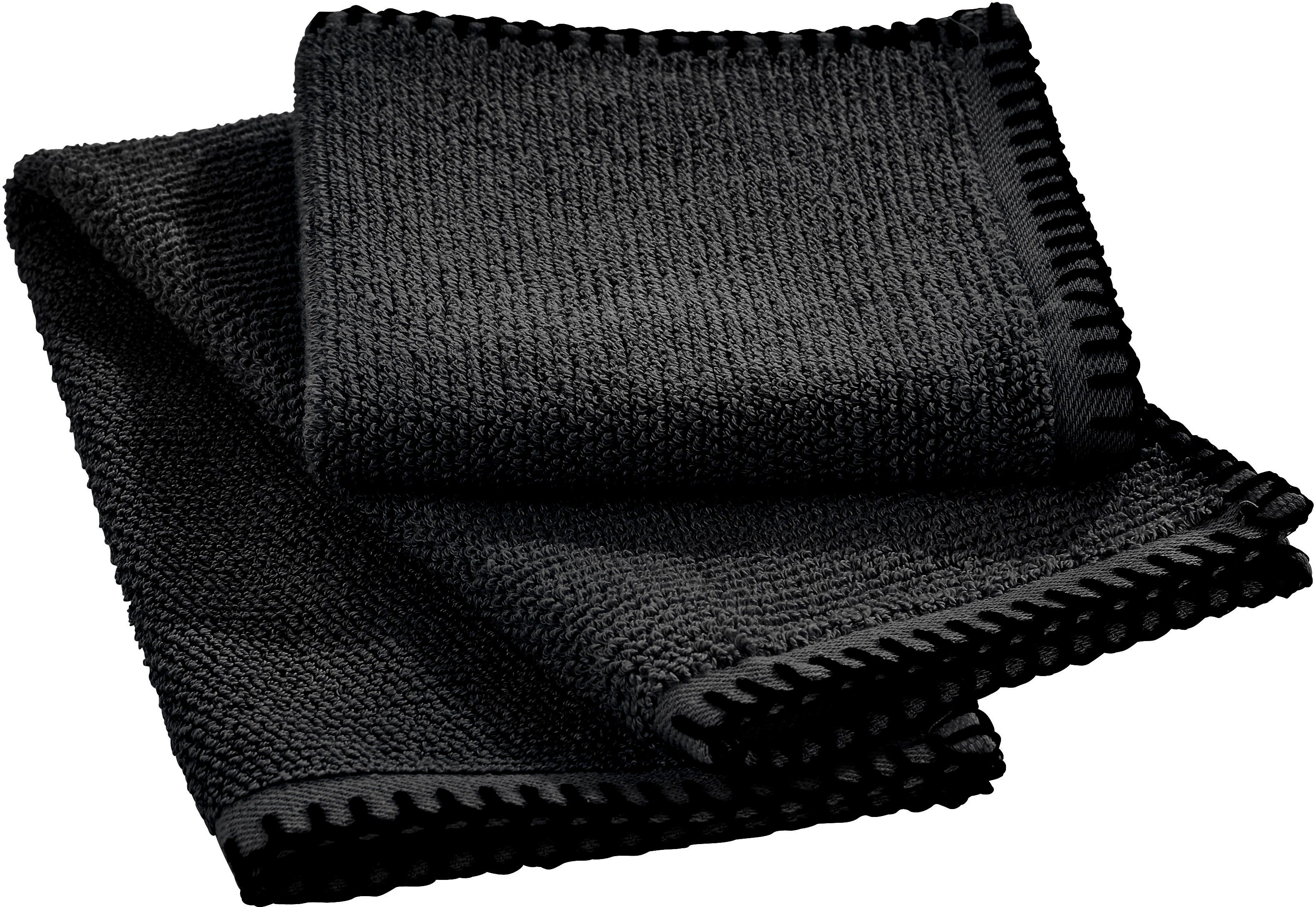 done.® Handtuch Set Deluxe Prime, Zwirnfrottee (Set, 4-St), Set:2x Gästetuch 30x50cm und 2x Handtuch 50x100cm