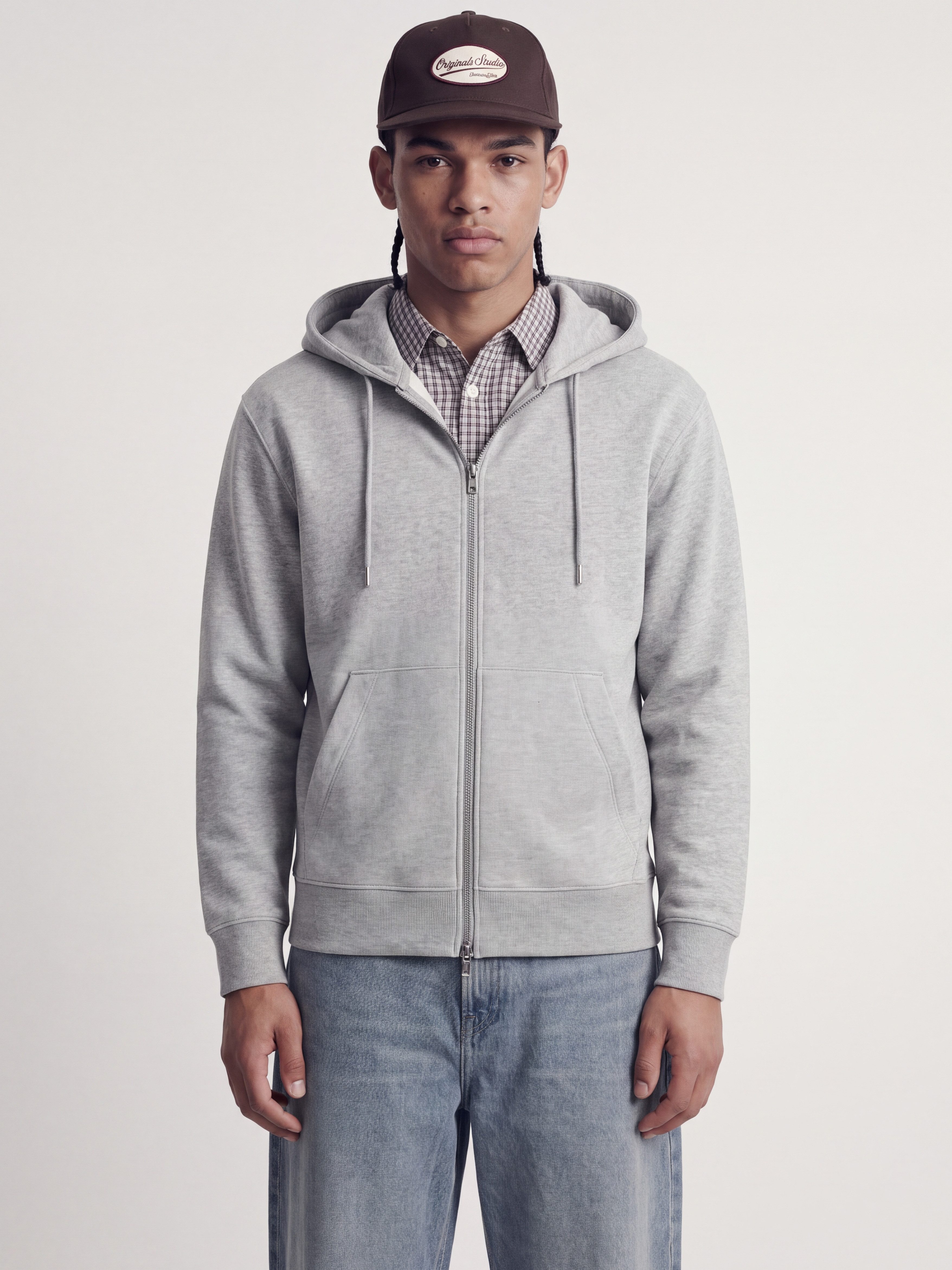 Jack & Jones Kapuzensweatjacke JJEACE SWEAT ZIP HOOD NOOS Baumwollmischung, relaxed fit