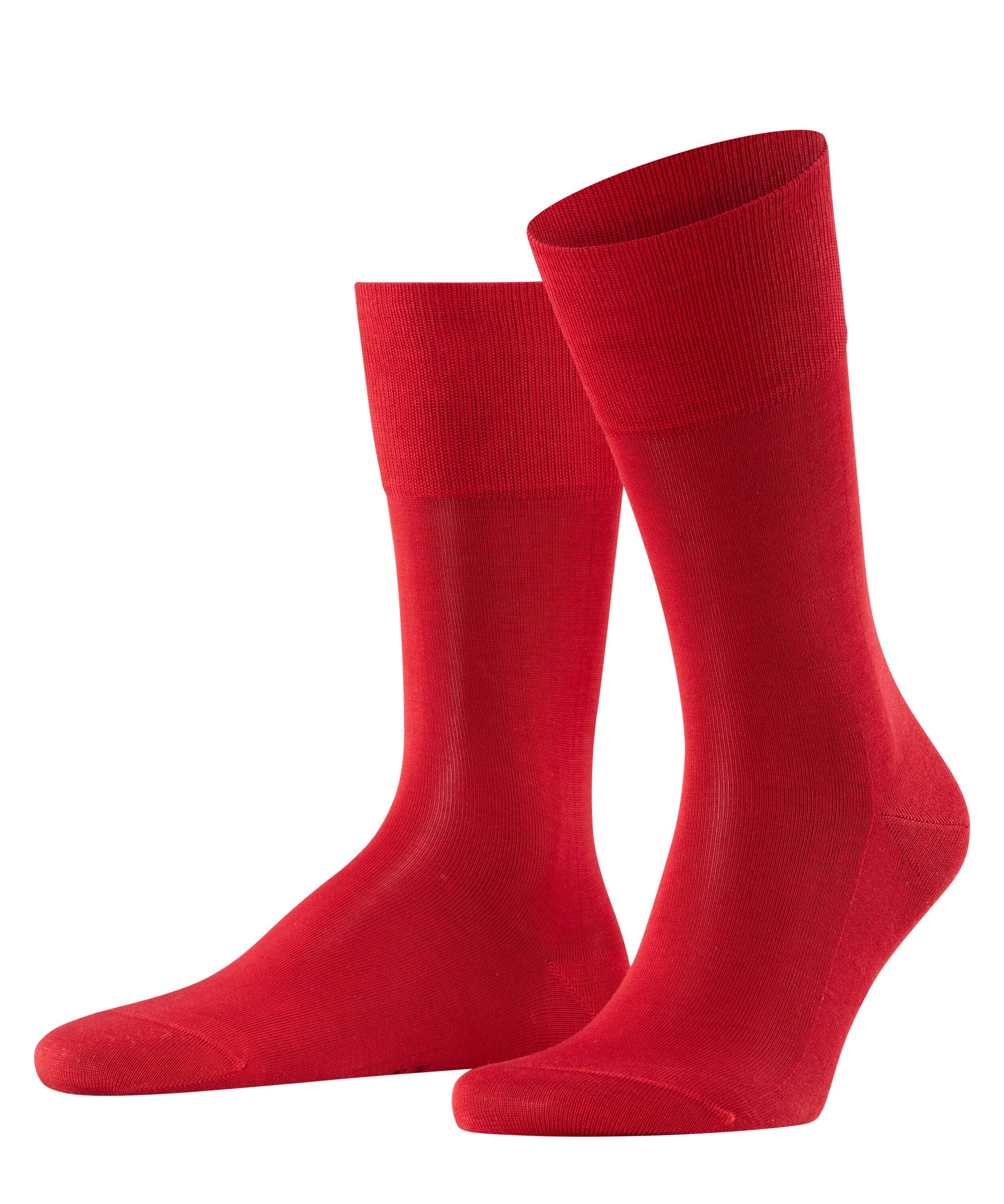 [Vertrauen zuerst, Qualität zuerst] FALKE Socken Tiago (1-Paar) scarlet (8228)