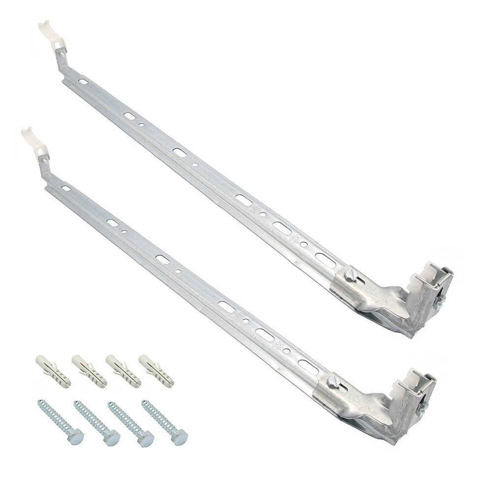 Sanicomfort Heizkörperkonsole 2x Heizkörperkonsole BH 300-600mm WandHalterung für Heizkörper