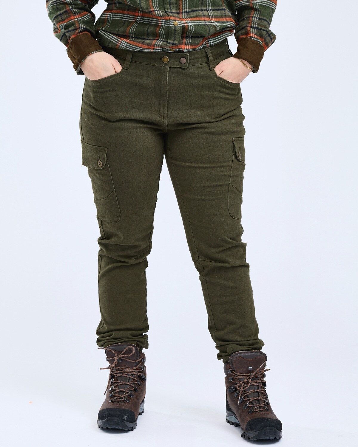 Pinewood Cargohose Damen Hose Värnamo Serengeti