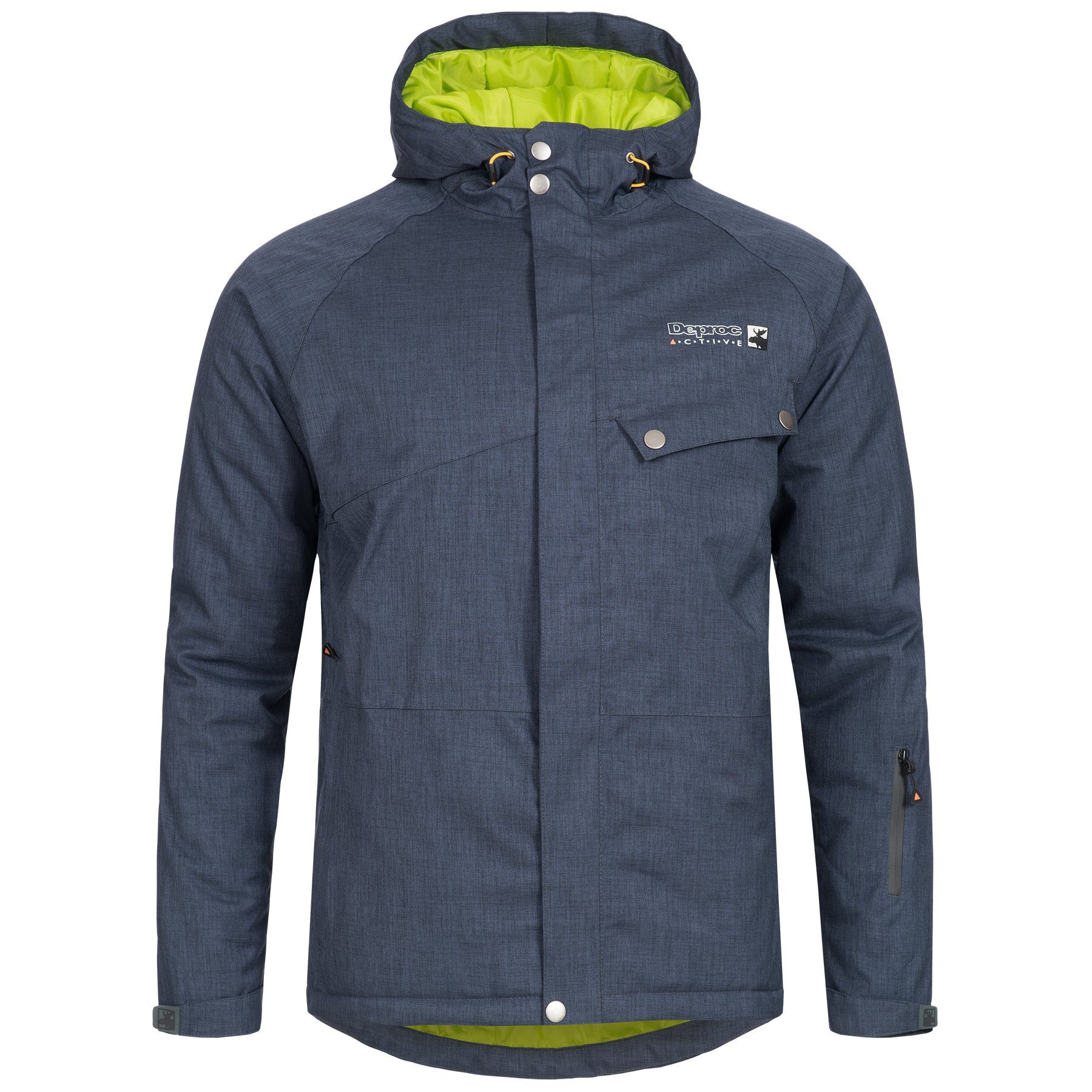 DEPROC Active Winterjacke ALASKA MEN NEW CS auch in Großen Größen erhältlich navy