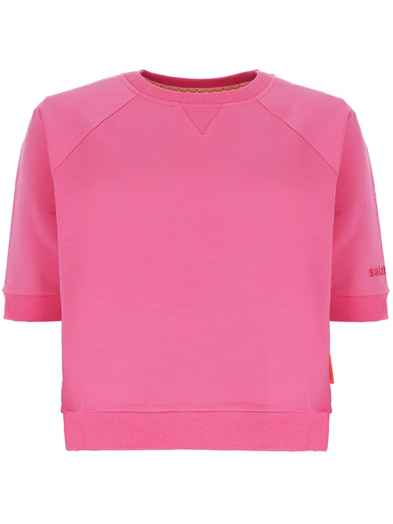 salzhaut 3/4-Arm-Shirt Baff Damen Shirt Baff mit 3/4-Arm - Unifarbenes Sommershirt mit Rundhals