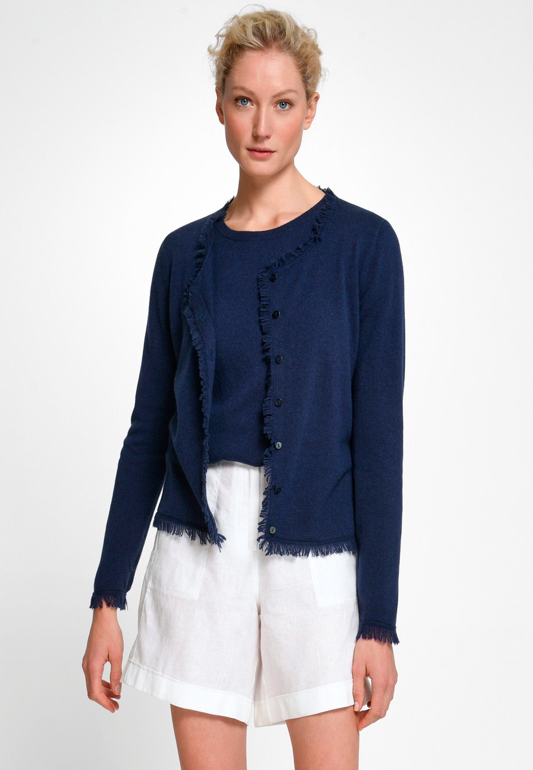 include Cardigan New Wool navy