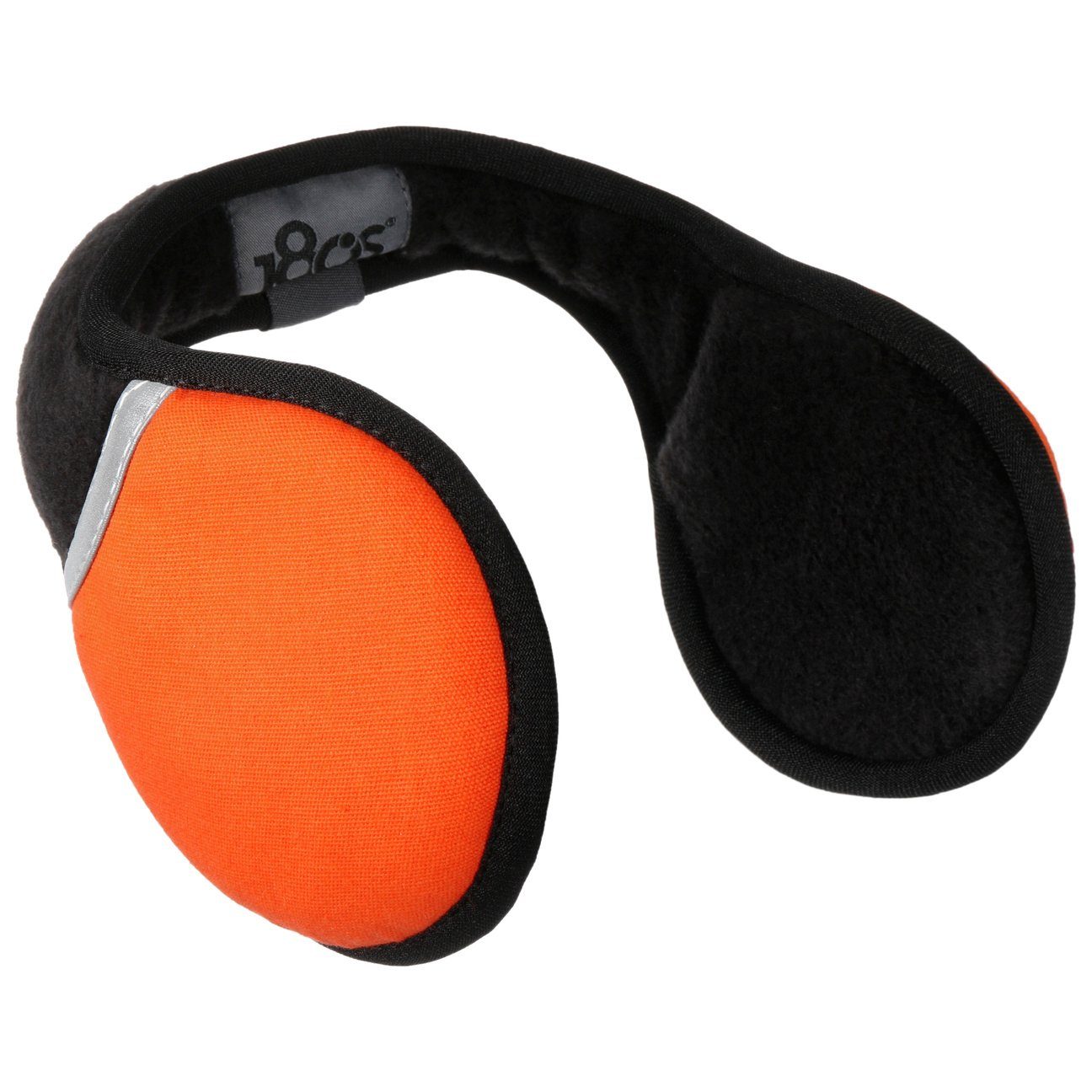 【Öffnung】 180s Ohrenmütze (1-St) Ohrenschützer mit orange Futter