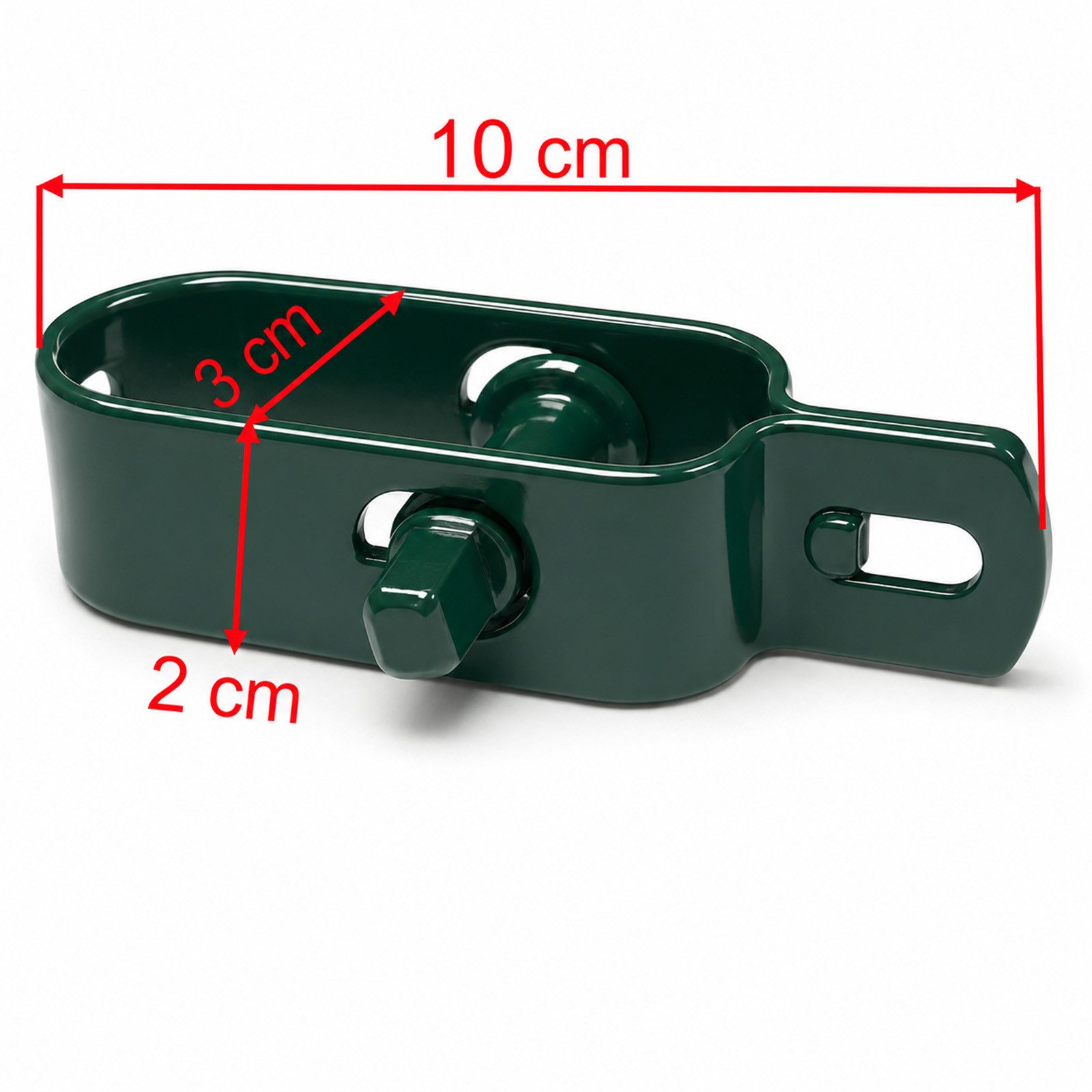 TRUTZHOLM Maschendrahtzaun 10 x Drahtspanner grün 100mm Zaunspanner Maschendrahtspanner, (Set) – Bild 5 von 5