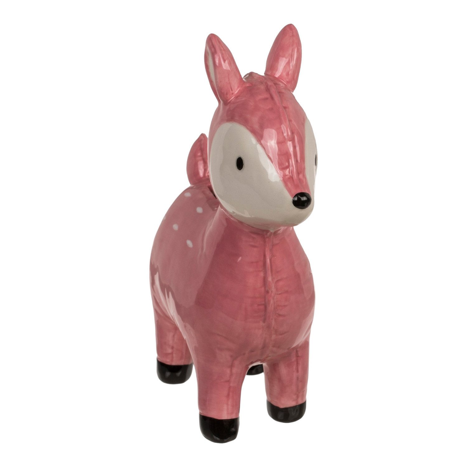 Out of the Blue Spardose Spardose Reh Rehkitz Sparschwein aus Keramik in Ro günstig online kaufen