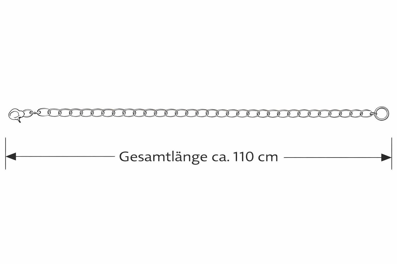Cassandra Accessoires Kettengürtel Damen Taillenkette Silber - mit Perlen – Bild 5 von 5