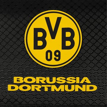 BVB Geldbörse BVB Geldbörse (Geldbörse, 1-tlg., Geldbörse, Rucksack, Sporttasche, Turnbeutel, Kulturbeutel), Schwarzes Netzdesign außen