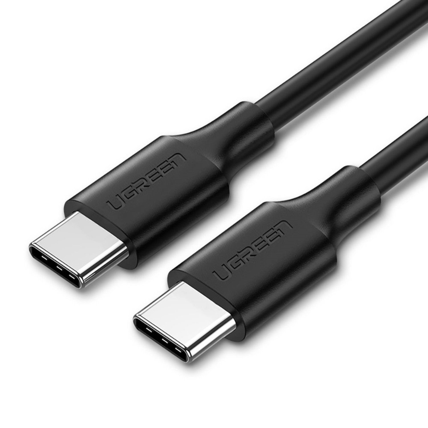 UGREEN USB Type C Lade- und Datenkabel 3A 1m schwarz (US286) Smartphone-Kabel
