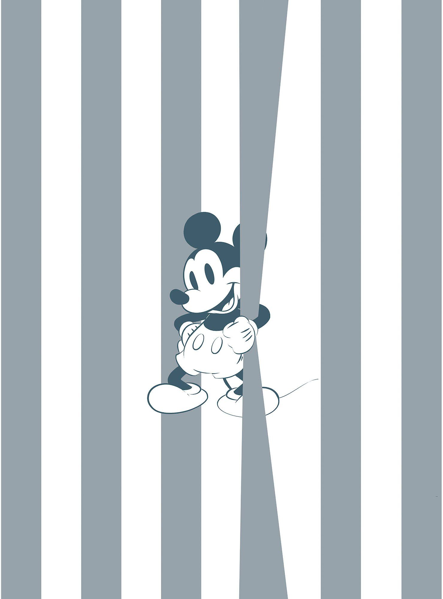 Komar Vliestapete Digitaldruck Vlies - Mickey Offbeat - Größe 200 x 250 cm, glatt, bedruckt, (1 St), Kinderzimmer