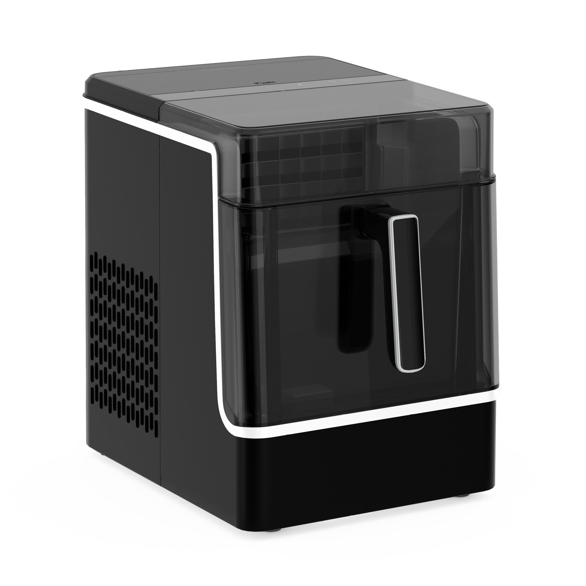 Klarstein Eiswürfelmaschine Ice Lux Eiswürfelbereiter, Edelstahl für Zuhause 23kg/Tag LED Display Touch 1,9 L Ice Maker – Bild 2 von 5