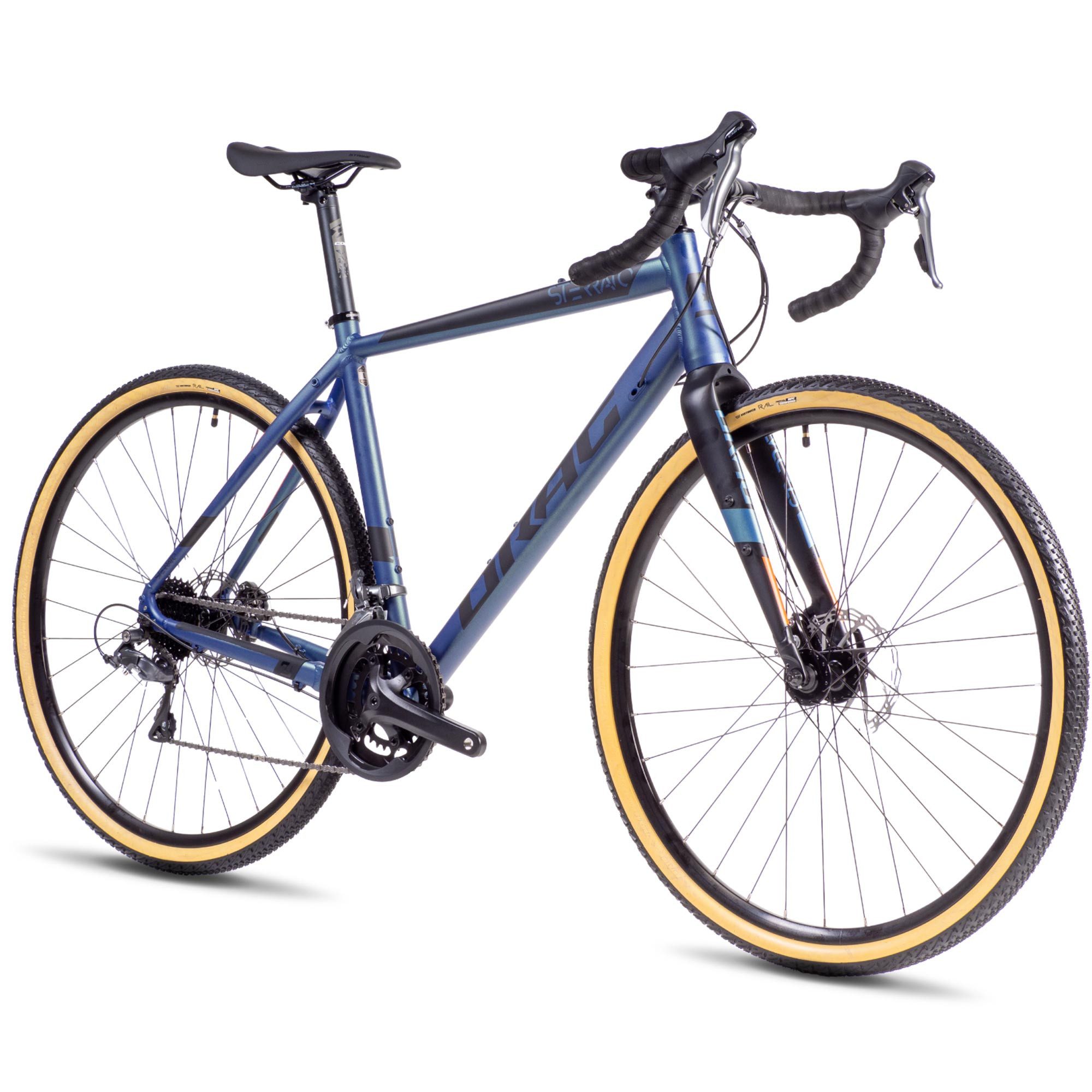 Airtracks Gravelbike Herren Gravel Bike 28 Zoll Fahrrad Sterrato 3.0 High-End Gravelbike, 16 Gang, Kettenschaltung, 16 Gang Shimano Claris R2000 - Größen 52cm 55cm - Modell 2025