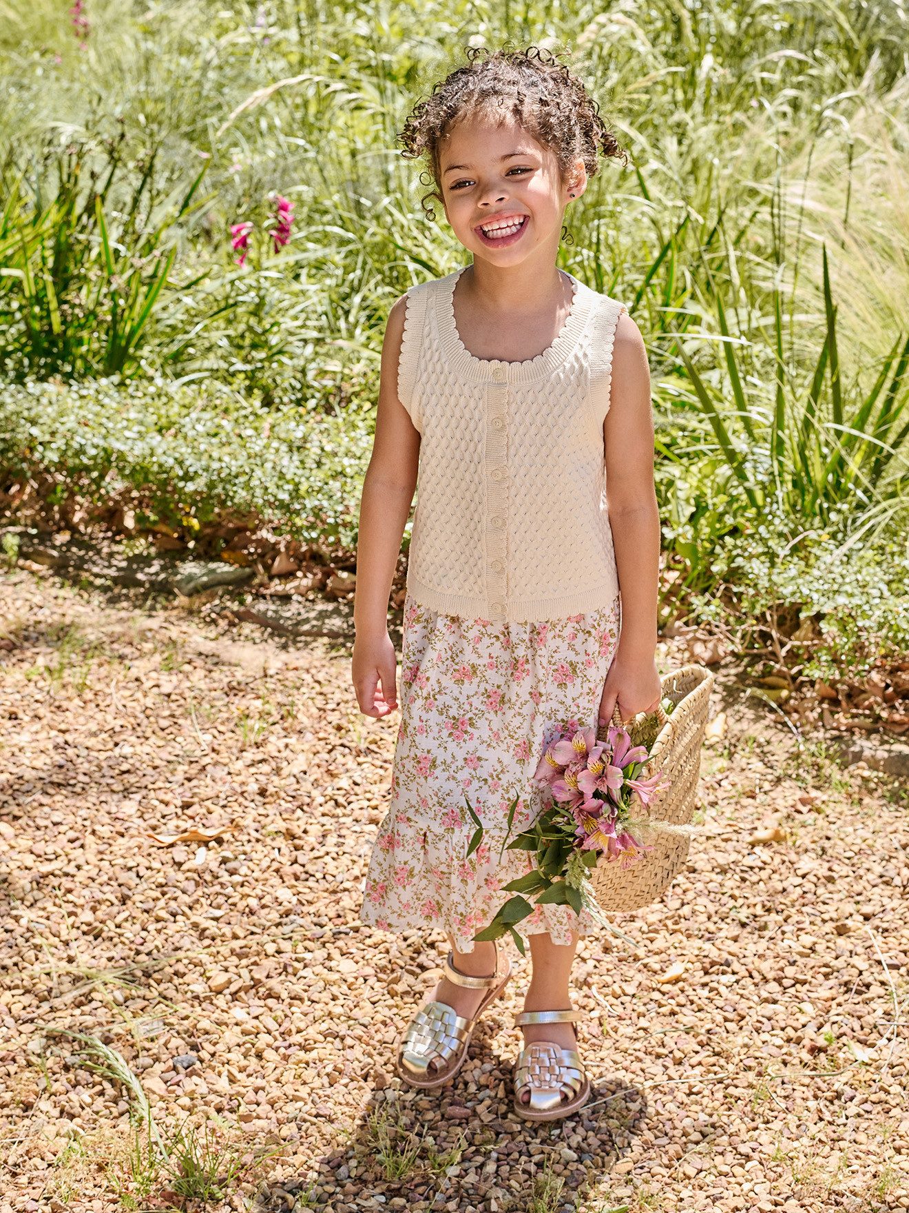vertbaudet Strickjacke Strickweste Mädchen