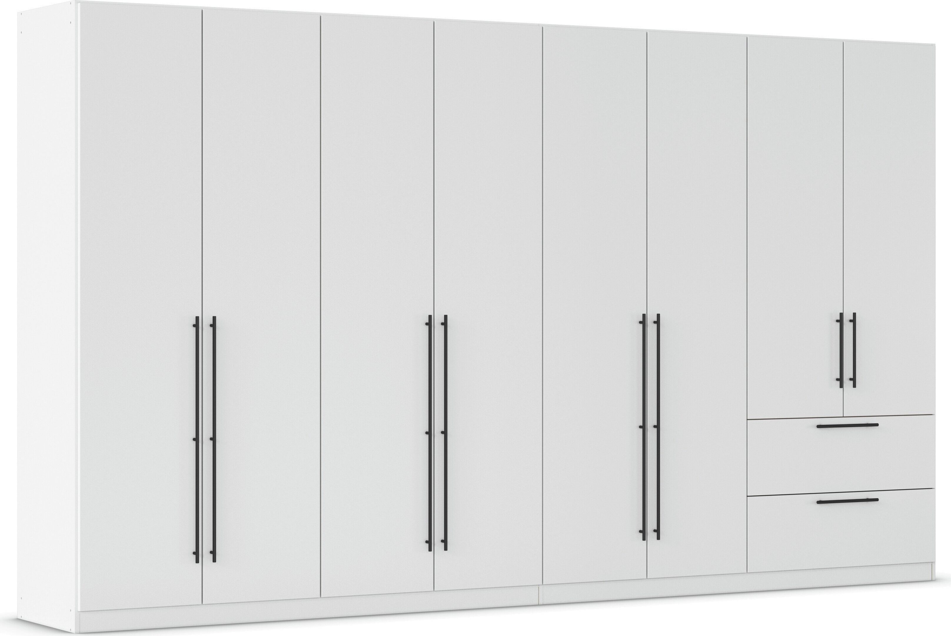 OTTO home Kleiderschrank Mehrzweckschrank Aktenschrank Möbel Mietswohnung Schlafzimmer AVOLA (3 verschiedene Ausstattungen BASIC/CLASSIC/PREMIUM (inkl. SOFT-CLOSE) mit hochwertigen Stangengriffen aus Metall in Schwarz MADE IN GERMANY
