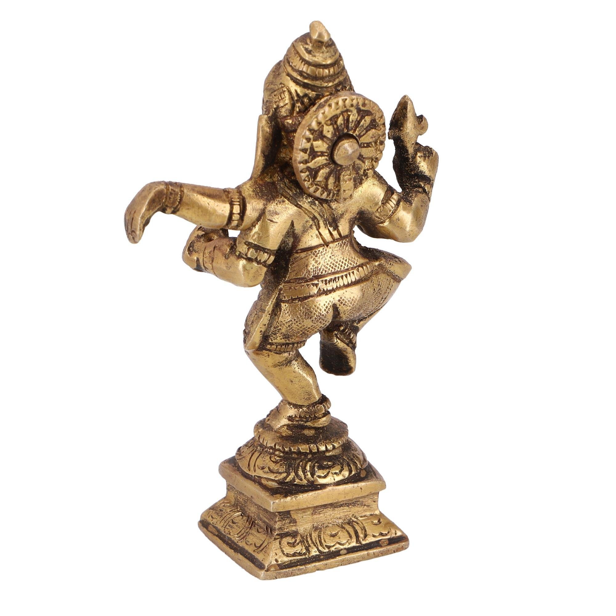 tanzender Statue, Guru-Shop Ganesha.. Ganesha Dekofigur Messingfigur