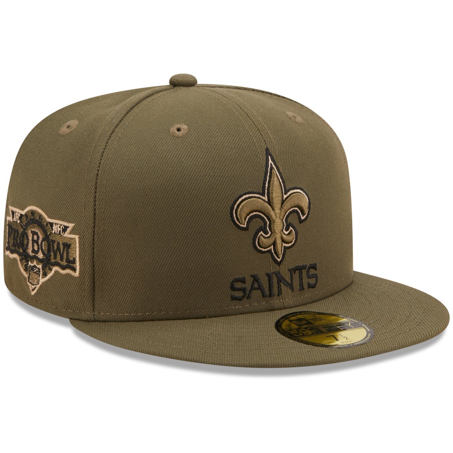 New Era Fitted Cap 59Fifty NFL Throwback Superbowl ProBowl New Orleans Saints