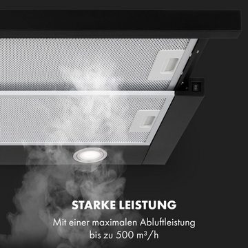 Klarstein Deckenhaube Serie CGCH3-Mariana-60BK Mariana 60, Abzugshaube Dunstabzugshaube Abluft LED