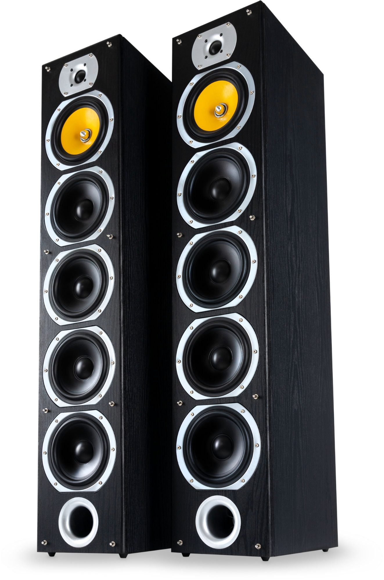 Bennett & Ross Exosphere 4-Wege HiFi Standlautsprecher Stand-Lautsprecher (440 W)