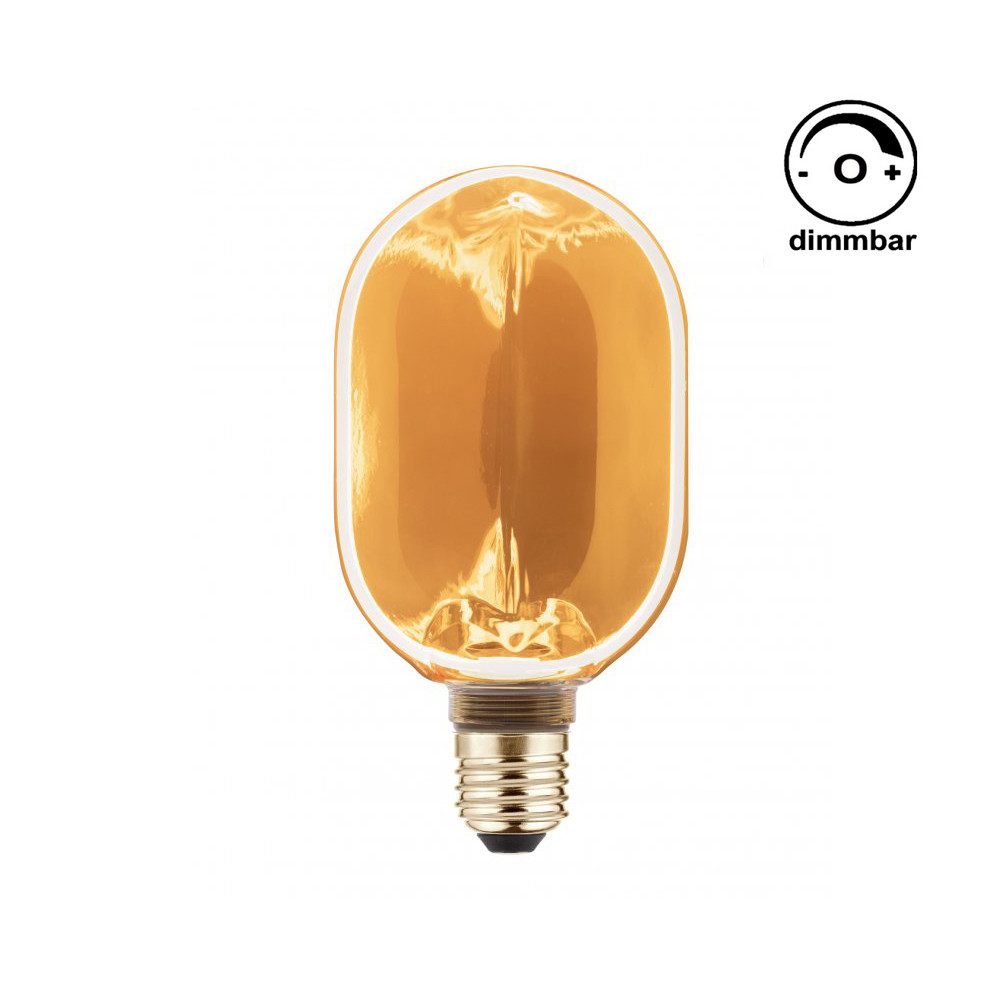 Aigostar LED-Leuchtmittel 4w E27 LED Dimmbar Retro Vintage Filament Leuchtmittel Bernstein, Warmweiß, Dekorative LED Leuchtmittel, Dimmbar, echt Glas Bernstein, E27, IP20