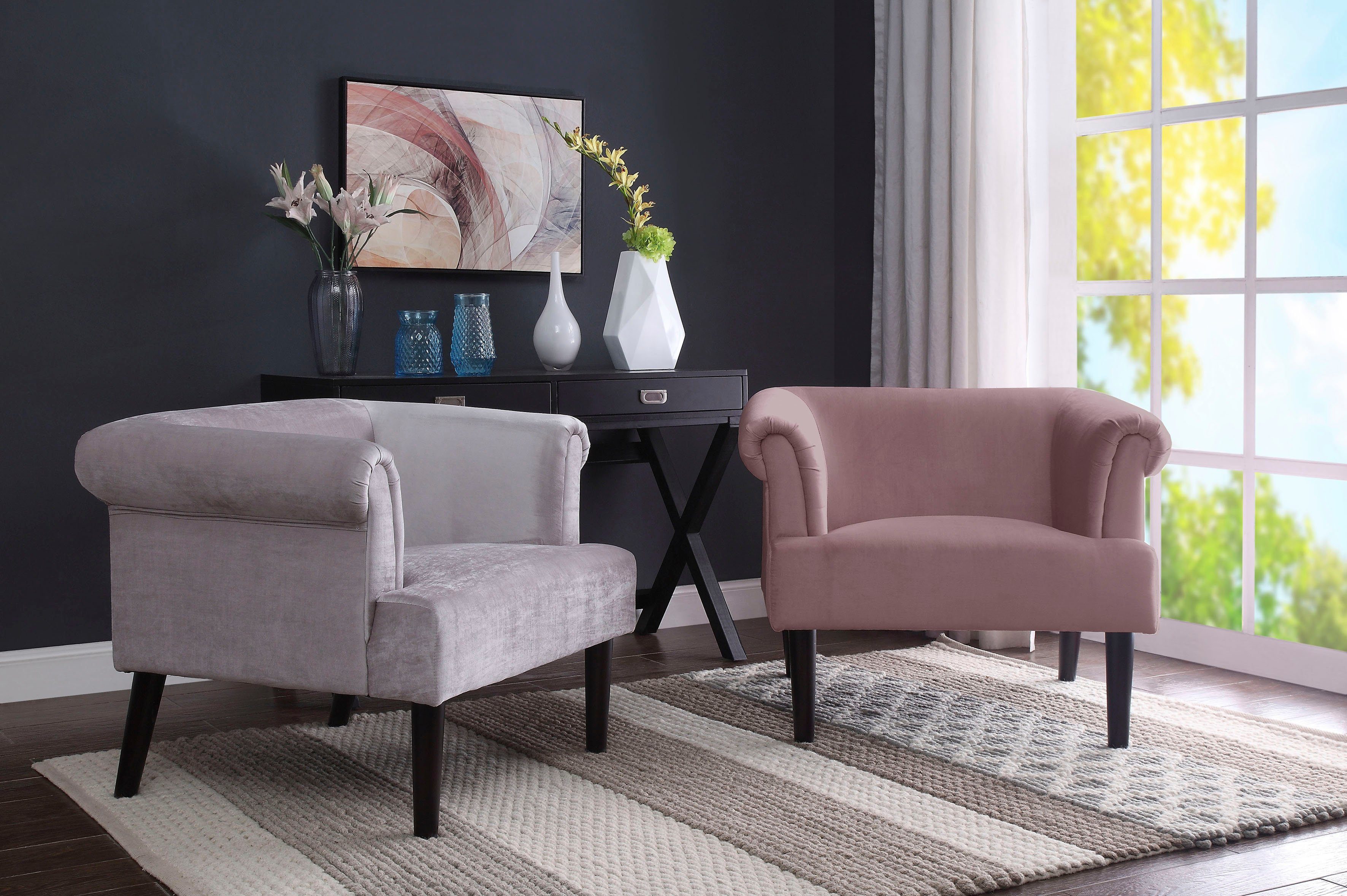 ATLANTIC home collection Sessel Charlie, Loungesessel günstig online kaufen