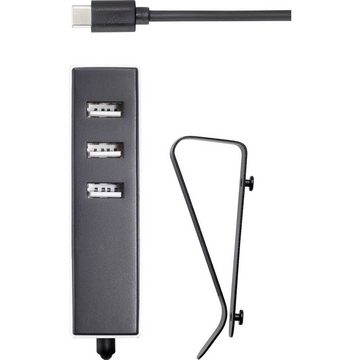 VOLTCRAFT USB Hub, 3 Anschlüsse, USB-C® nach 3 x USB-A, USB-Ladegerät